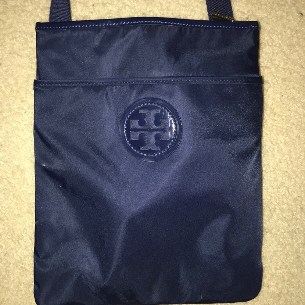 Navy Tory Burch nylon crossbody